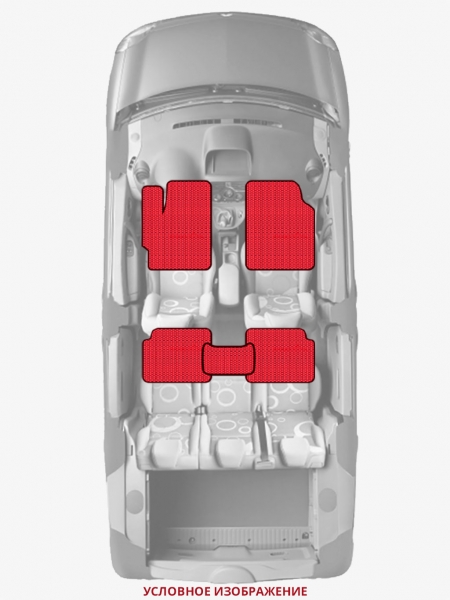 ЭВА коврики «Queen Lux» стандарт для Volkswagen Jetta Wagon